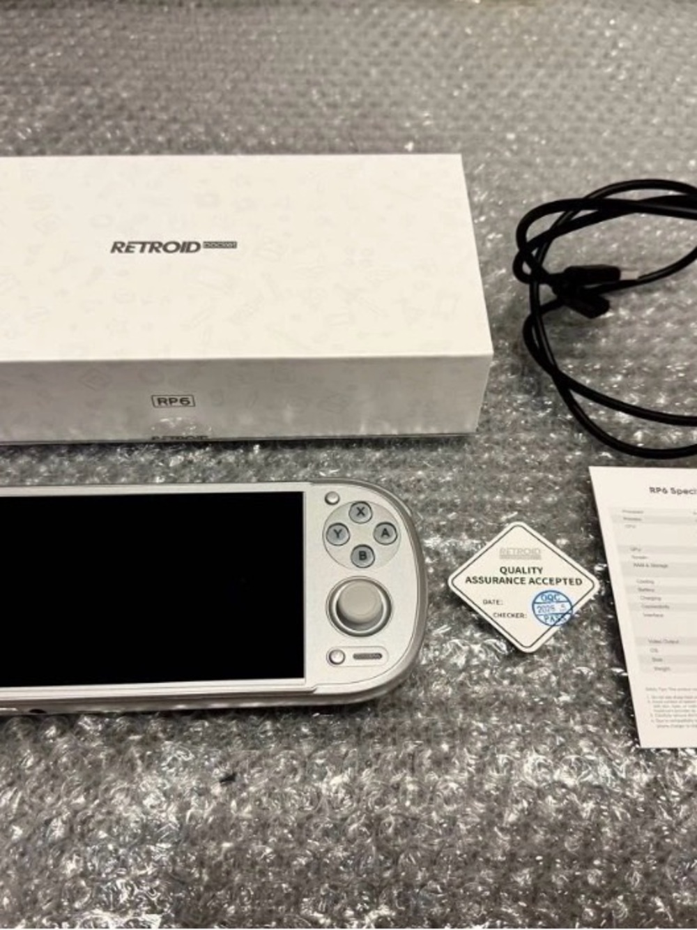 Retroid Pocket 6 8gb RP6 Handheld Gaming Console - Silver Finish